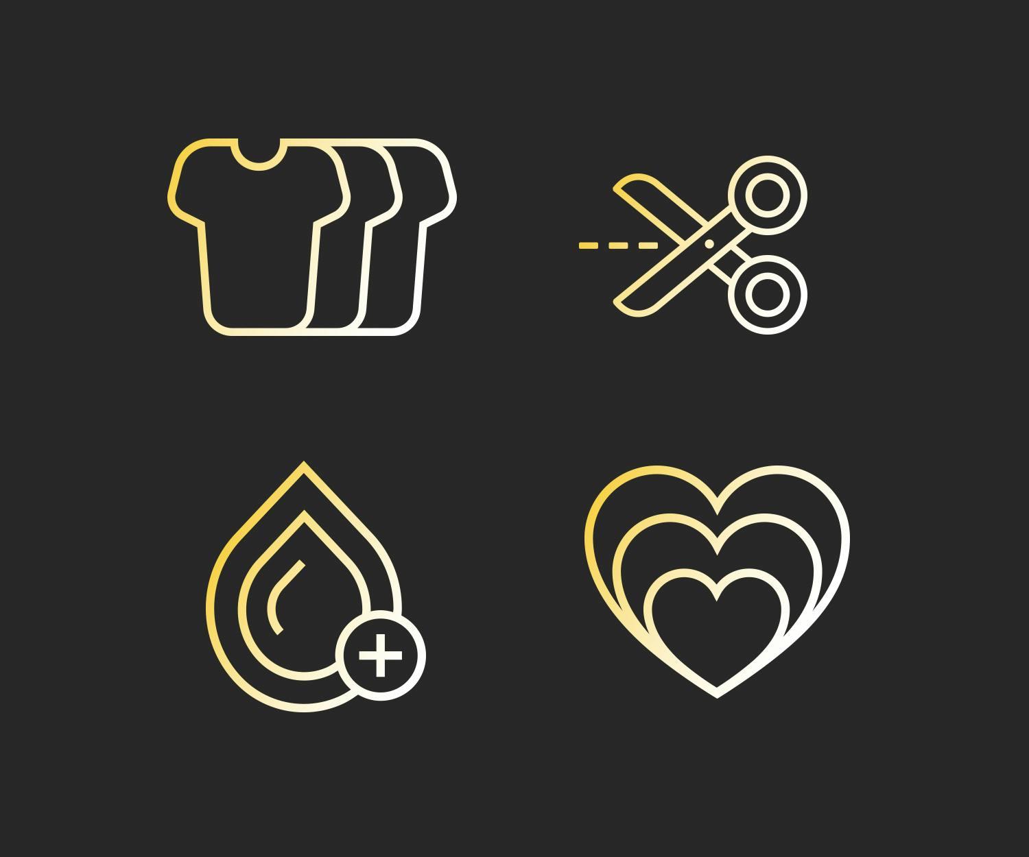 Illustrated icons 