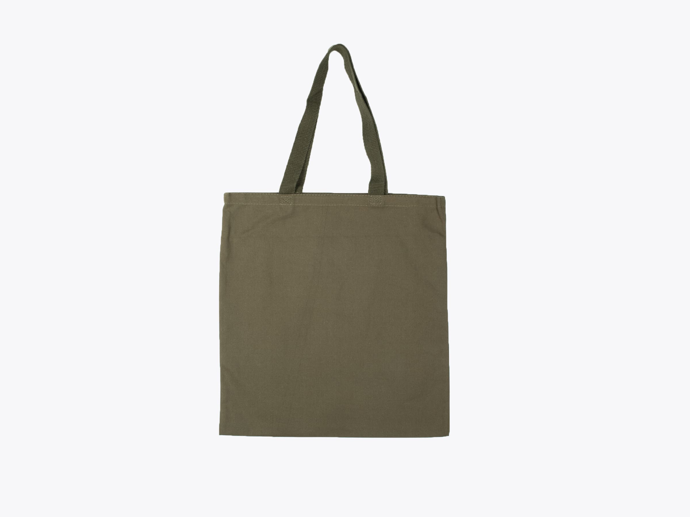 Q-Tees Q800 Promotional Tote in Army (size: os, view: front)