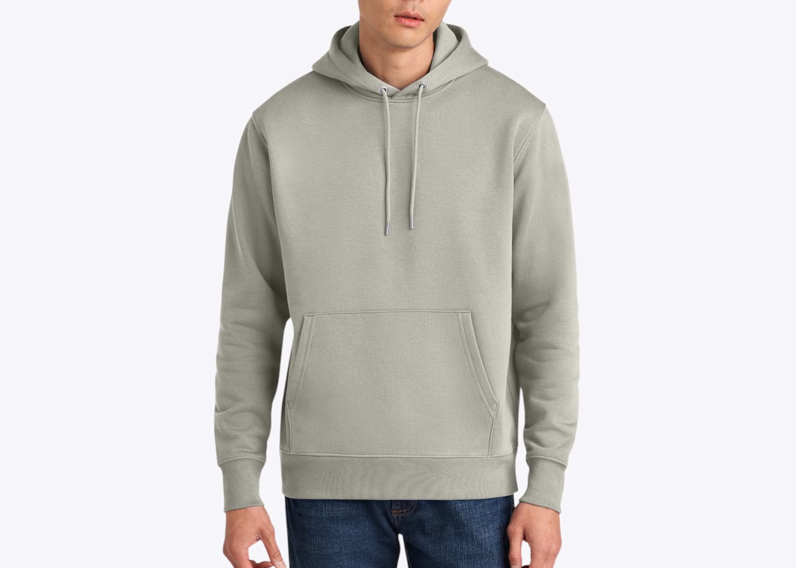 Stanley/Stella SXU003 Cruiser 2.0 Hooded Sweatshirt in Stone (size:medium, view:front)