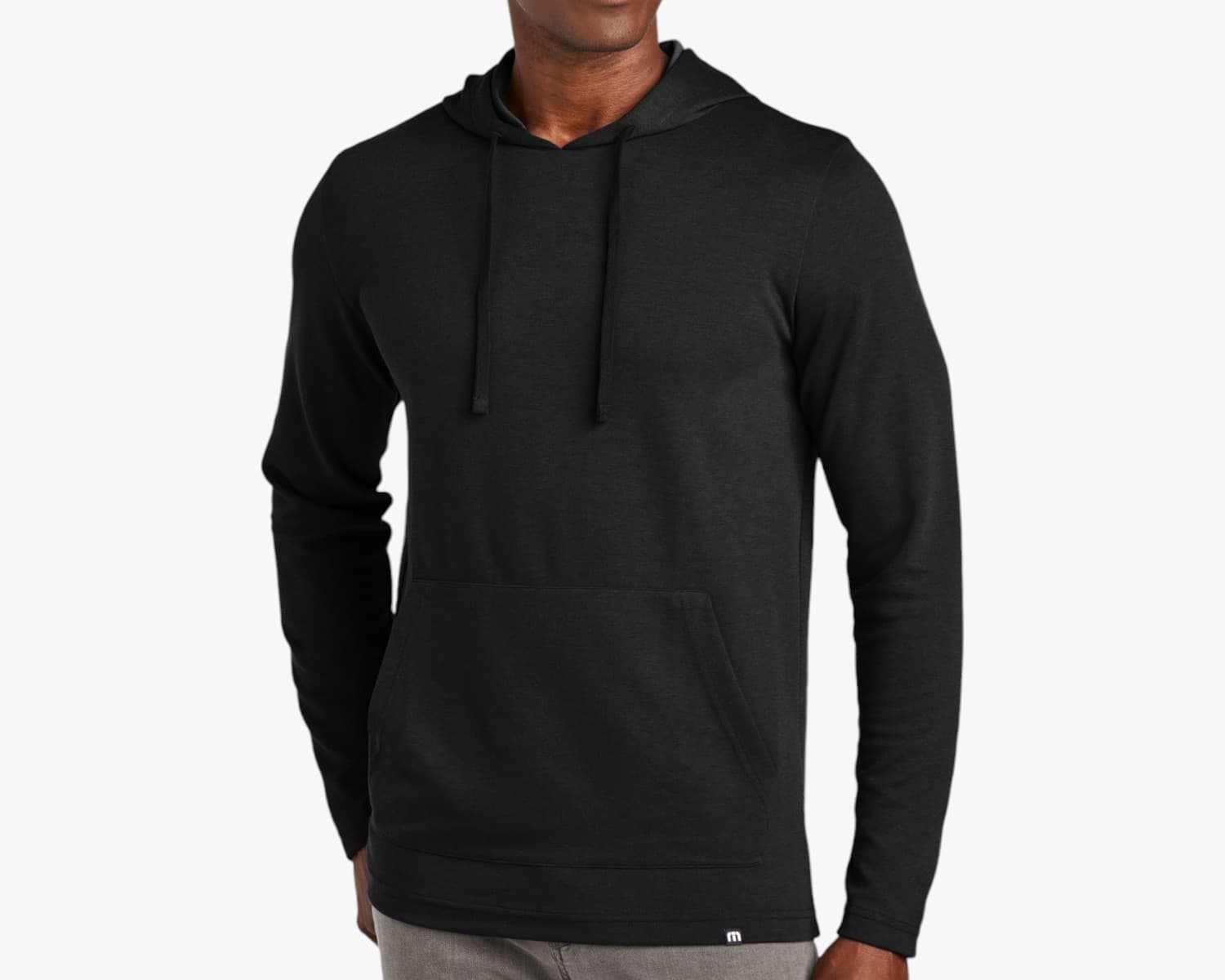 TravisMathew TM1MZ337 Coveside Hoodie in Black (size:large, view:front)